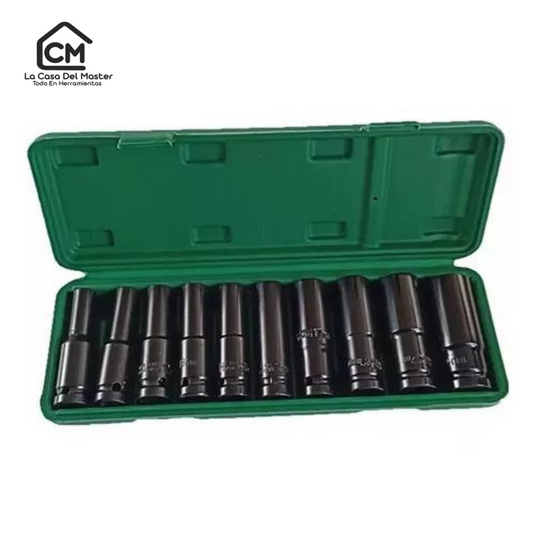¡Trabaja como un profesional! Juego Herramientas Llave De Vaso  - 10 piezas