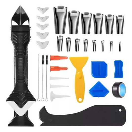 Sellador de masilla raspador de silicona 35 en 1