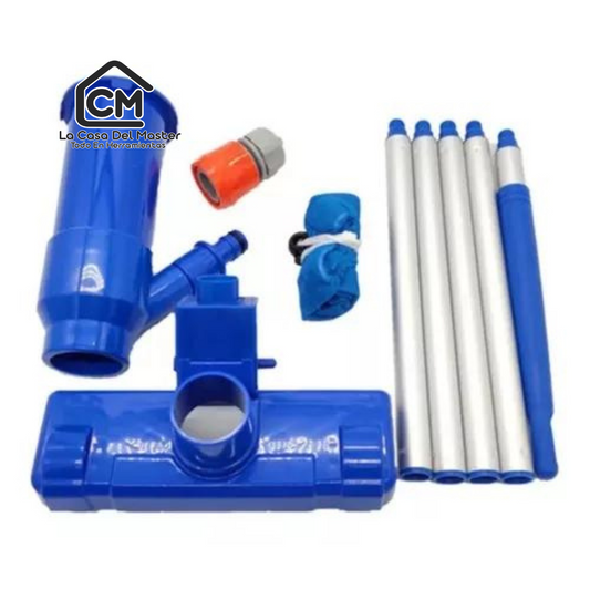 Kit De Limpieza De Piscina Aspiradora Cabezal De Succión
