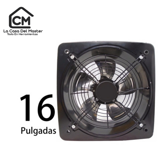 ¡Respira aire puro en tu trabajo!   ️ Extractor De Aire Industrial 16 Pulgadas 550w (OF)