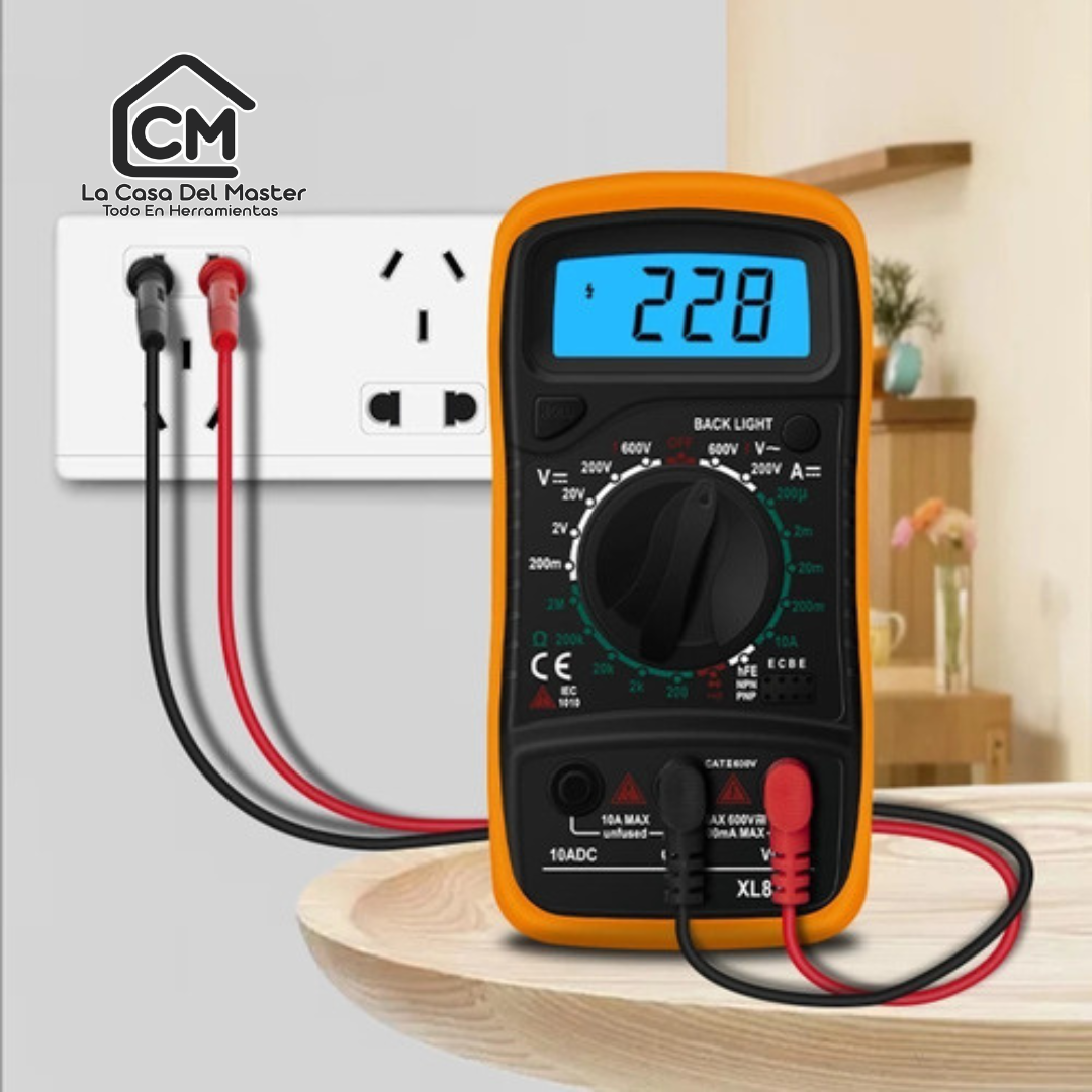 Precisión y seguridad en tus mediciones! Tester Digital Mide Amperaje Voltaje Ohms Diodos Etc ⚡️ (BO)
