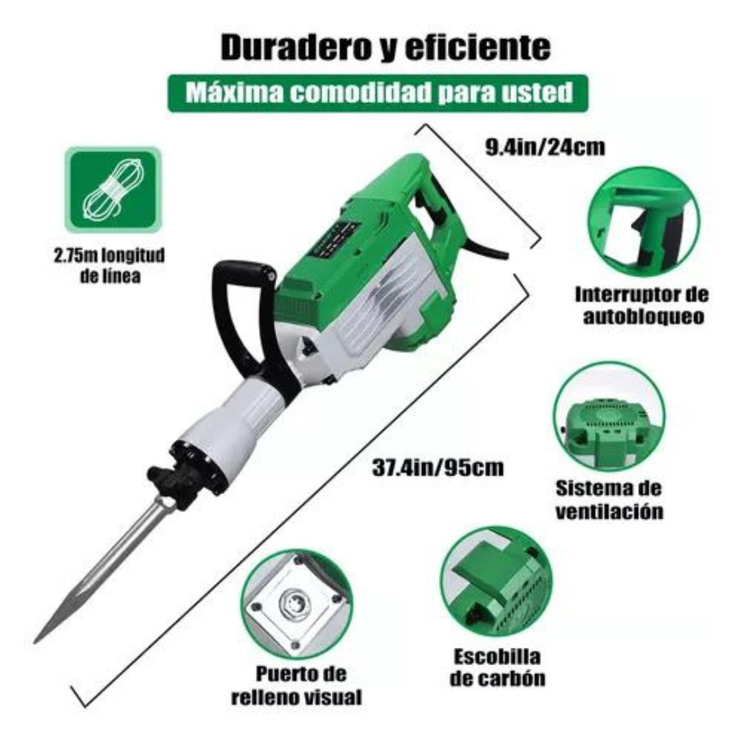 Moledor Rompedor De Concreto Martillo Shawty 2400w