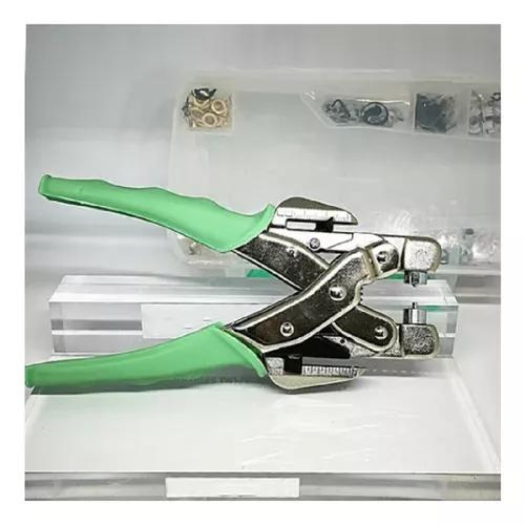 Kit Remachadora Perforadora Ojetillos Más 160 Ojetillos