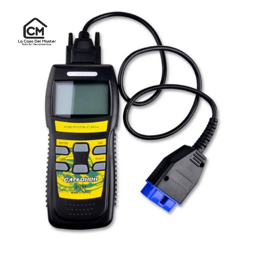 ¡Diagnostica tu auto como un PRO! 🚗 Scanner Automotriz Super Can Multimarca Obdii Memoscan U581 🚗