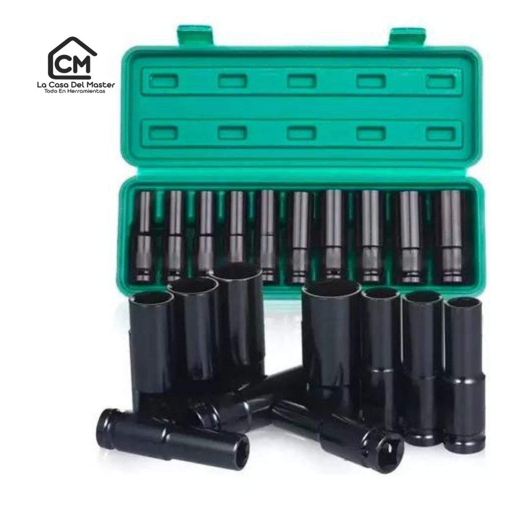 ¡Trabaja como un profesional! Juego Herramientas Llave De Vaso - 10 piezas