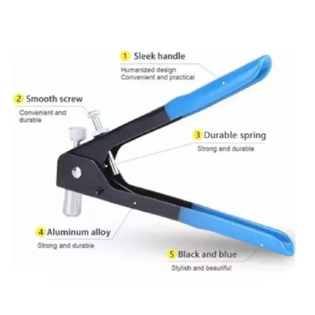 Kit Remachadora Tuerca 86 Piezas M3 A M8 Remache Ciego