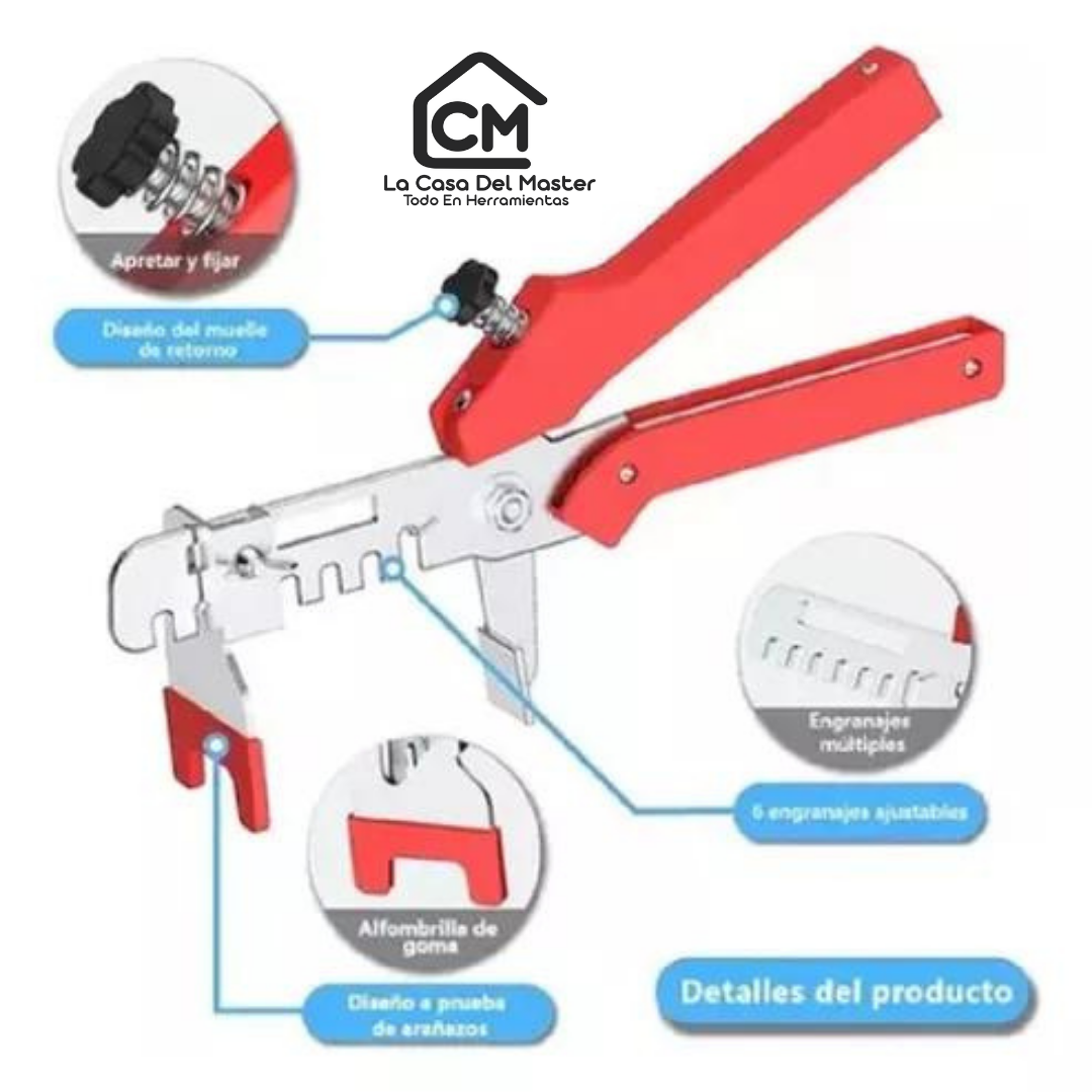 ¡NIVELA TUS CERÁMICOS COMO UN EXPERTO! 🇨🇱 (Kit completo con 100 cuñas, 100 clips y alicate)