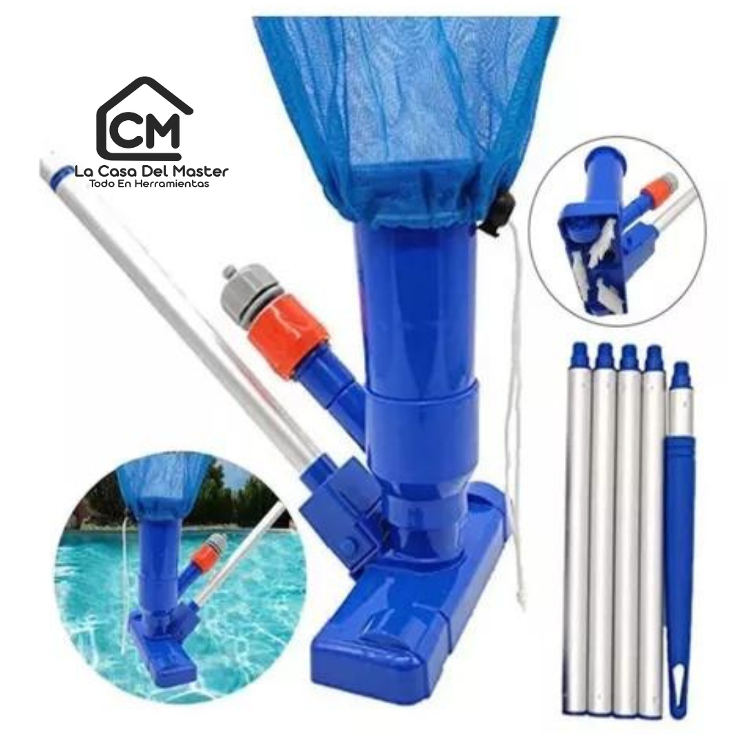 Kit De Limpieza De Piscina Aspiradora Cabezal De Succión