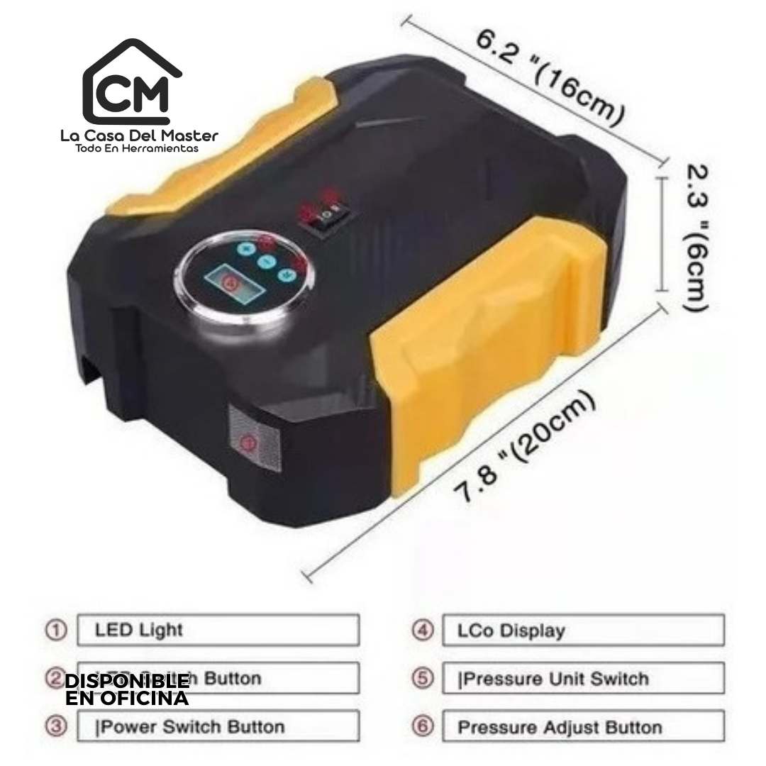 Compresor De Aire Calgary 12v Para Vehículos Neumáticos Etc