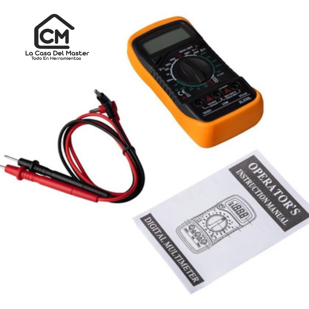 Precisión y seguridad en tus mediciones! Tester Digital Mide Amperaje Voltaje Ohms Diodos Etc ⚡️ (BO)