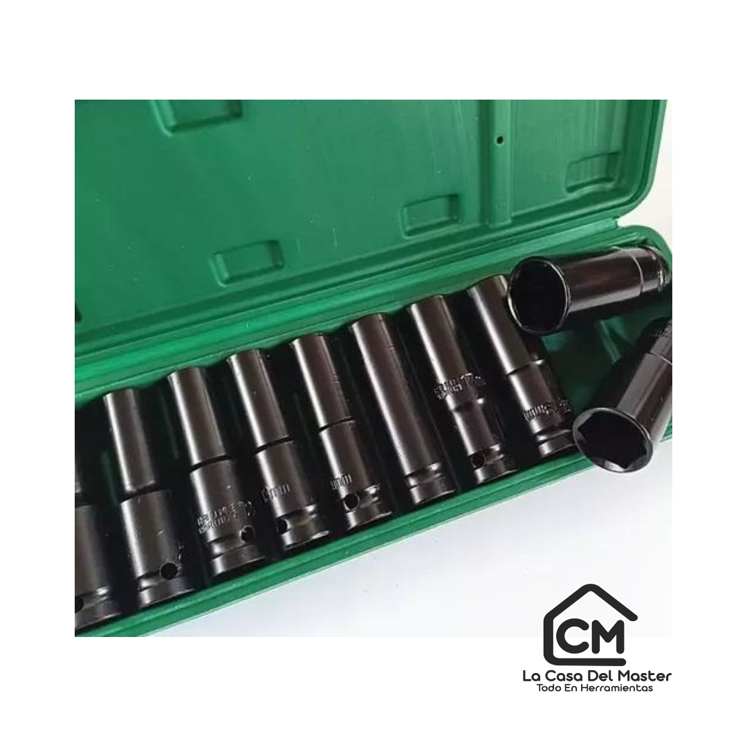 ¡Trabaja como un profesional! Juego Herramientas Llave De Vaso - 10 piezas