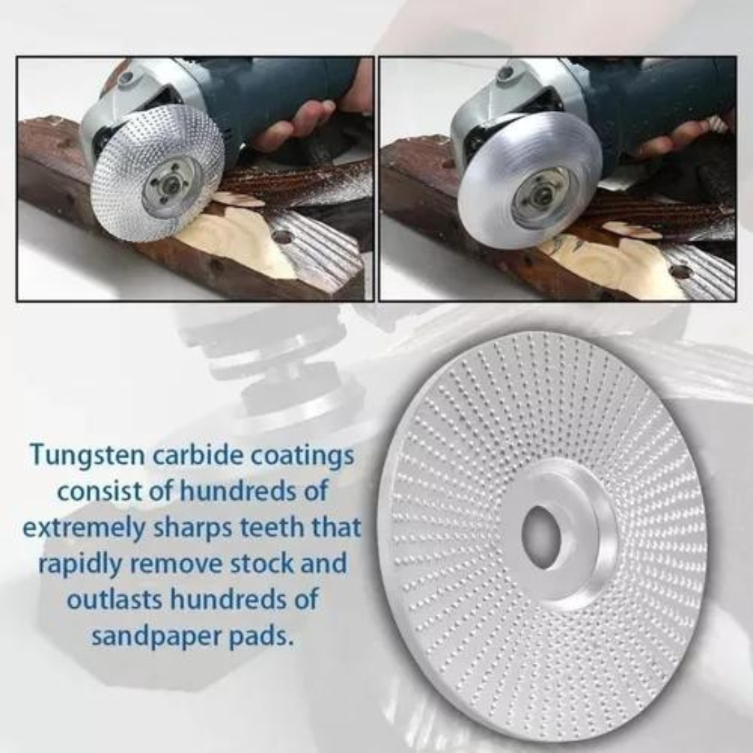 Disco Abrasivo Para Amoladora Angular De Madera, 4 Piezas Plata