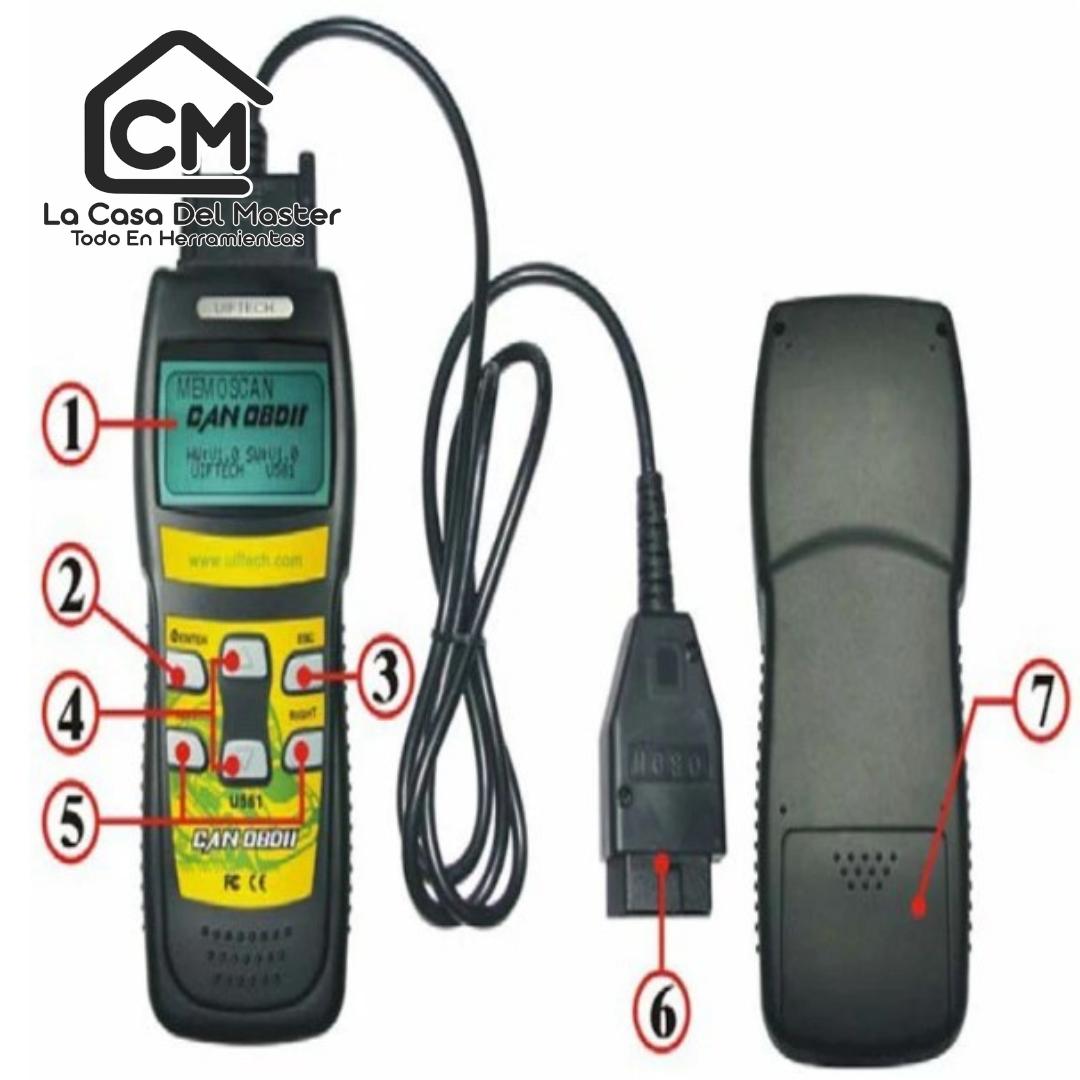 ¡Diagnostica tu auto como un PRO! 🚗 Scanner Automotriz Super Can Multimarca Obdii Memoscan U581 🚗