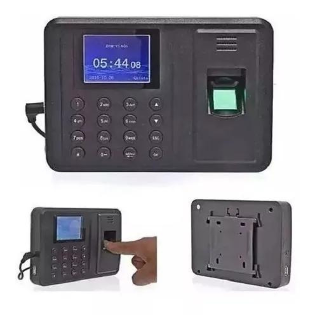 Control Asistencia Reloj Con Marcador De Huella Digital