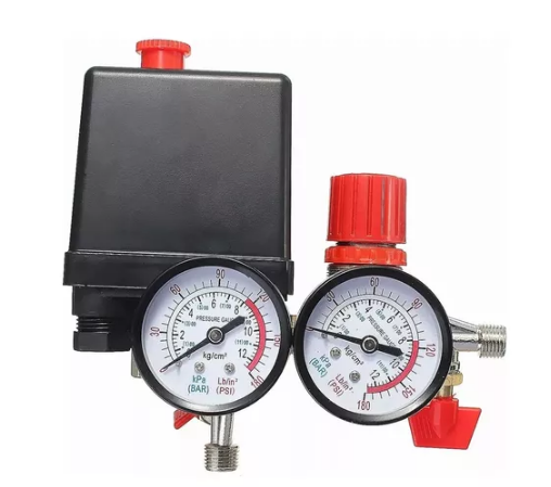 Compresor Aire Válvula Presión 180psi Regulador Interruptor