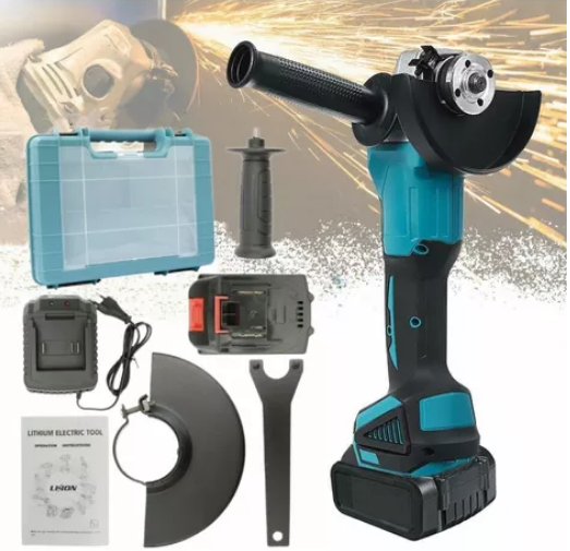 Esmeril Angular Inalámbrico 18v 2000w Batería Cargador