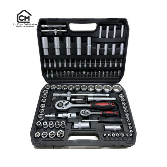 Set De Cajas De Herramientas De Dados De 108 Piezas De Crv