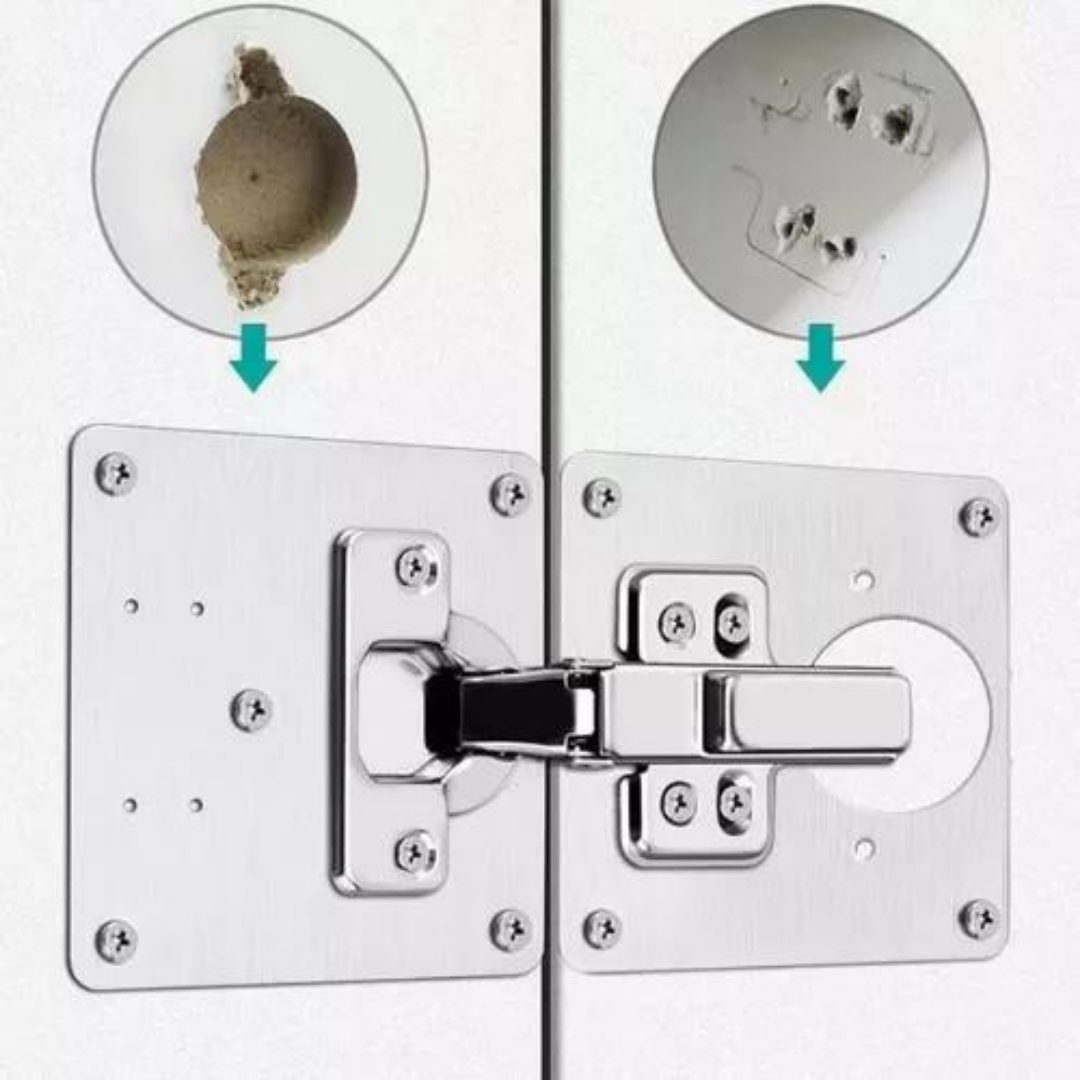10pz Herramienta Montaje Armario Muebles Reparación Bisagra