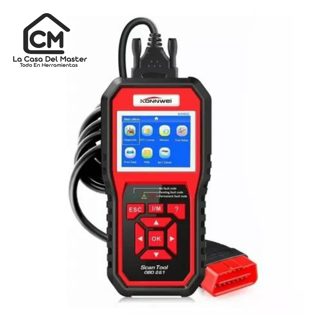 Escaner Automotriz Konnwei Kw850 Obd2 Eobd Multimarcas