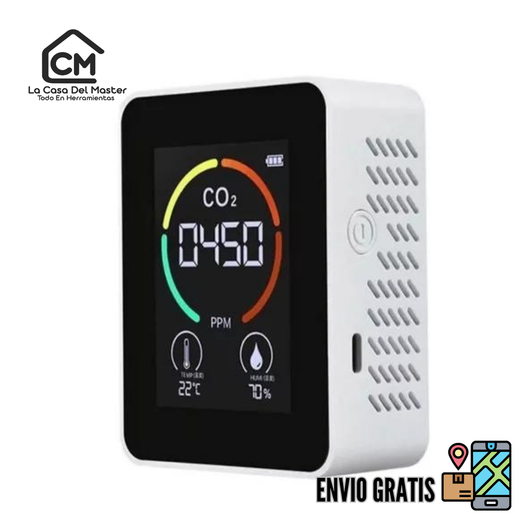 Monitor De Calidad Del Aire Co2 Detector De Dióxido De Carbo