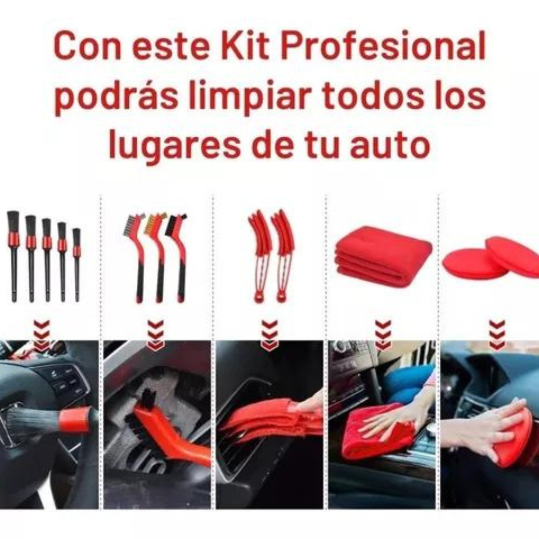 Kit Limpieza Interior Auto