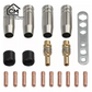 kit Puntas De Contacto De Soldadura Mig/mag De Alta Calidad Con Boquilla De 0,8 Mm M6
