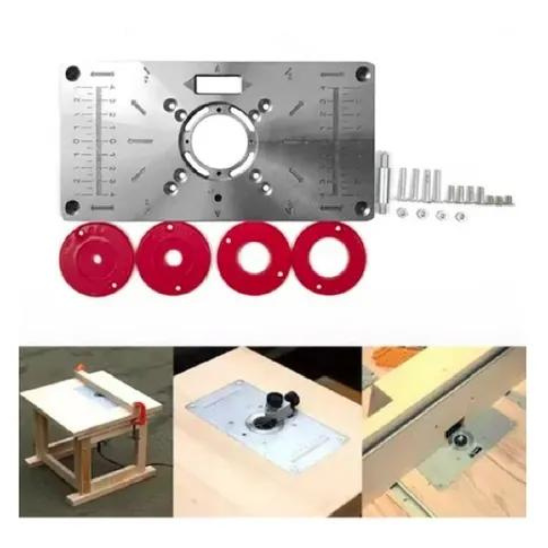 Mesa Router Multifuncional Inserto Placa Carpintería