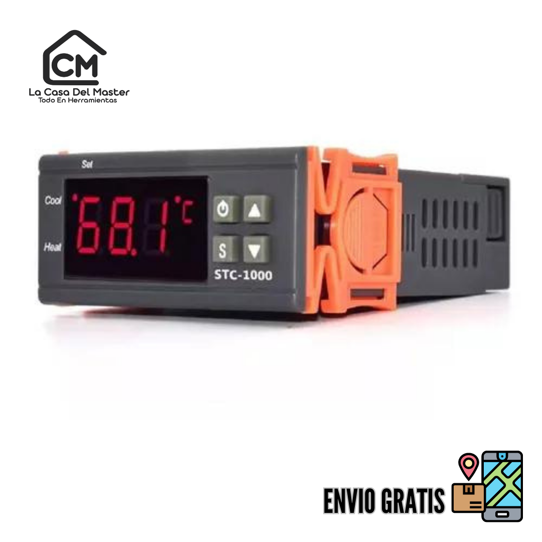 Termostato Digital Stc 1000 Control Temperatura 2 Salidas La Casa Del Master
