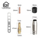 kit Puntas De Contacto De Soldadura Mig/mag De Alta Calidad Con Boquilla De 0,8 Mm M6